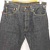 リーバイス Levis 501 ボタン裏4996刻印 ORIGINAL SHRINK-TO-FIT リジットブラックデニムパンツ メンズ W34L32