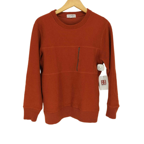 PIA SPORTS フロントジップクルーネックニット メンズ JPN:3