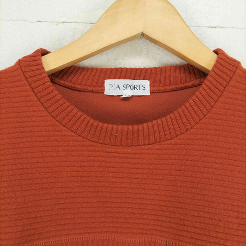PIA SPORTS フロントジップクルーネックニット メンズ JPN:3