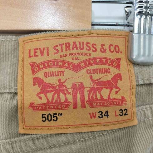 リーバイス Levis 505 ボタン裏5019刻印 レギュラーストレッチコーデュロイパンツ メンズ W34L32