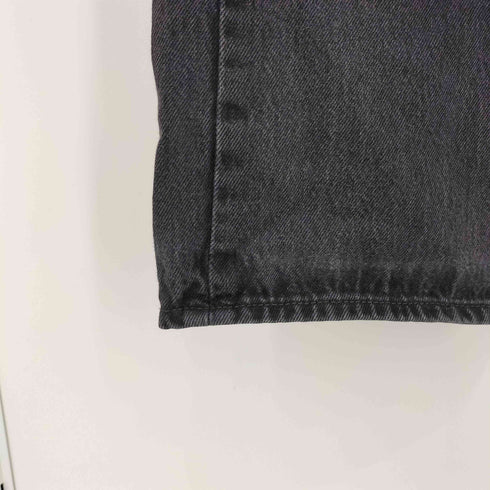 リーバイス Levis 501 ボタン裏4985刻印 ストーンウォッシュボタンフライブラックデニムパンツ メンズ W34L32