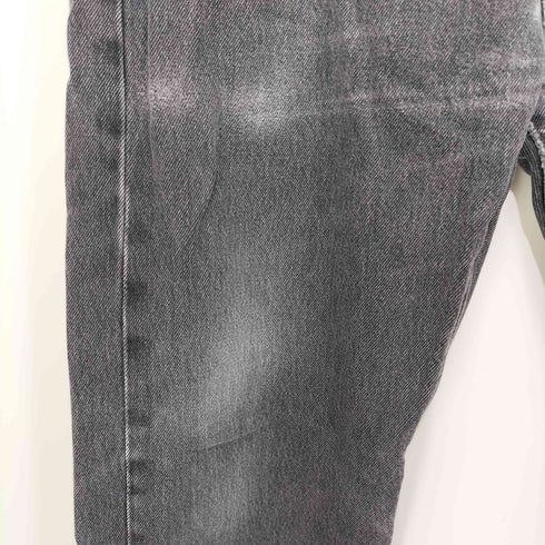リーバイス Levis 501 ボタン裏4985刻印 ストーンウォッシュボタンフライブラックデニムパンツ メンズ W34L32
