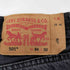 リーバイス Levis 501 ボタン裏4985刻印 ストーンウォッシュボタンフライブラックデニムパンツ メンズ W34L32