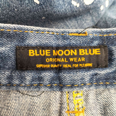 BLUE MOON JEANS ペイントデニムパンツ レディース