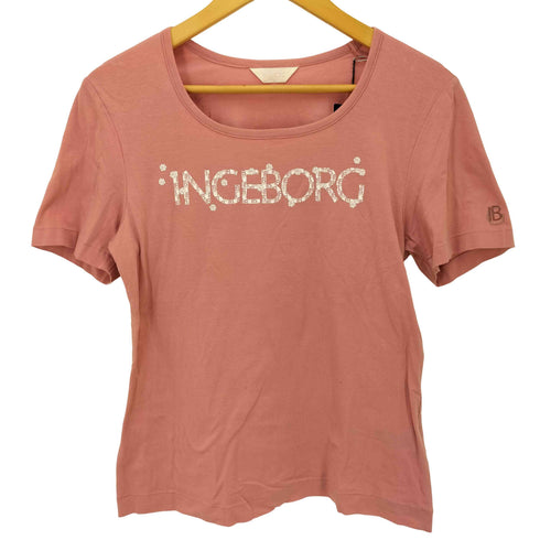 インゲボルグ INGEBORG ロゴ プリント S/S カットソー Y2K レディース JPN:M