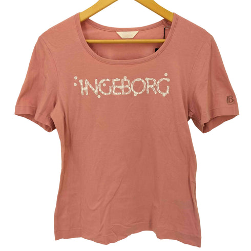 インゲボルグ INGEBORG ロゴ プリント S/S カットソー Y2K レディース JPN:M