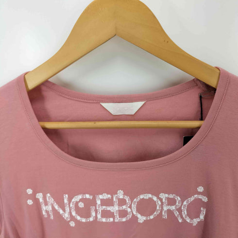 インゲボルグ INGEBORG ロゴ プリント S/S カットソー Y2K レディース JPN:M