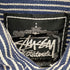 ステューシー Stussy バックロゴ刺繍 ヒッコリーワークシャツ メンズ JPN:S