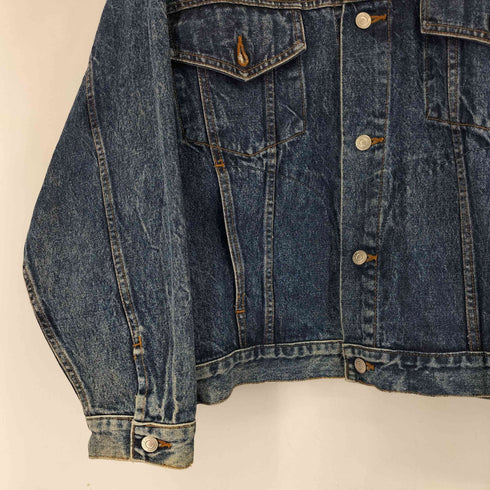 ウォッシュ加工デニムジャケット メンズ import:L