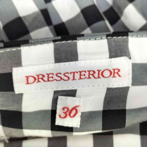 ドレステリア DRESSTERIOR ギンガムチェックタックスカート レディース EUR:36