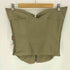 ザラ ZARA ZIPPER BUSTIER ジッパー ビスチェ ベアトップ レディース import:M