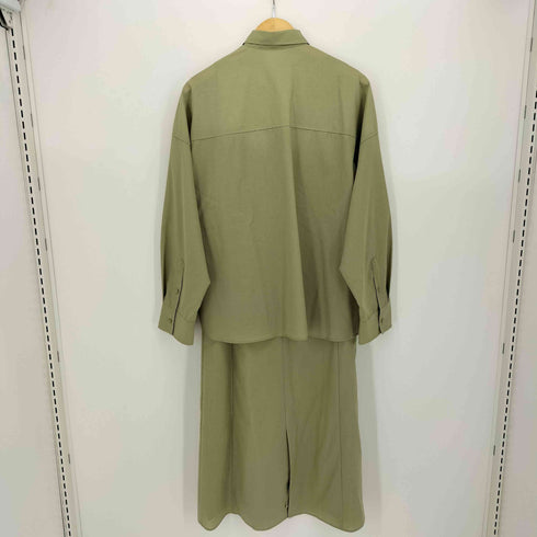 ミラオーウェン Mila Owen 24SS オーバーシアーシャツIラインワンピース セットアップ レディース 0