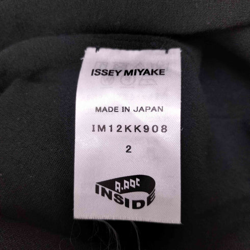 イッセイミヤケ ISSEY MIYAKE A.POC INSIDE ナイロン コットン ポリウレタン タートルネック 平面パターン カットソー レディース JPN:2