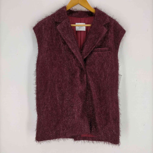 アメリ AMERI fluffy utility vest with dress レディース S