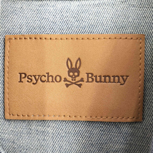 サイコバニー Psycho Bunny ストレッチ デニムトラッカージャケット メンズ L
