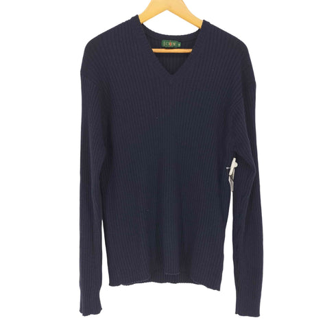 ジェイクルー J.CREW 90s メリノウールL/S Vネックリブニット メンズ JPN:M