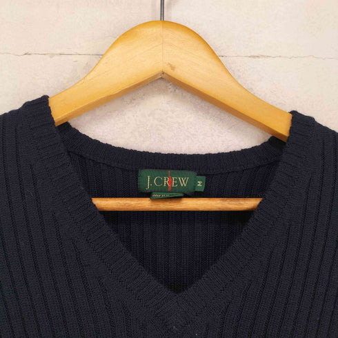 ジェイクルー J.CREW 90s メリノウールL/S Vネックリブニット メンズ JPN:M