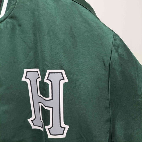 ハフ HUF 22AW Crackerjack Satin Baseball JKT スタジアムジャケット スタジャン メンズ import:L