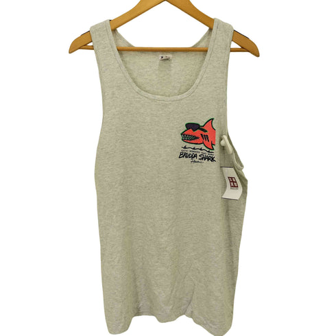 90S FRUIT OF THE LOOM BRUDDA SHARK HAWAII タンクトップ メンズ import:M