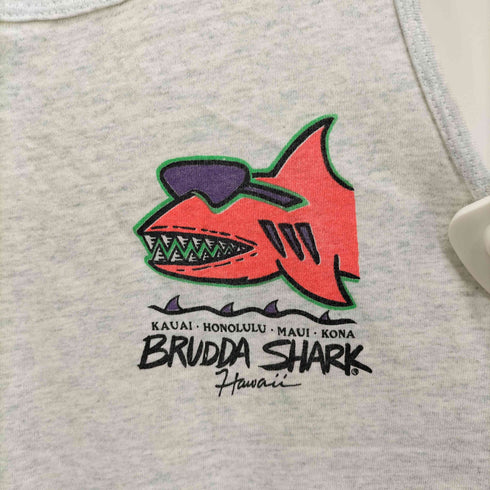 90S FRUIT OF THE LOOM BRUDDA SHARK HAWAII タンクトップ メンズ import:M