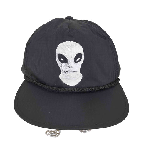 ユーポン YUPOONG 宇宙人プリント リップストップキャップ メンズ