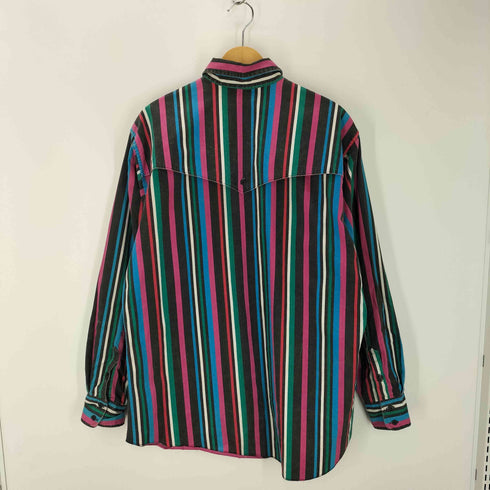 ラングラー Wrangler マルチストライプウエスタンシャツ メンズ 17 1/2