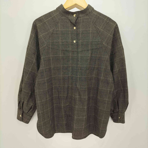 ユナイテッドアローズグリーンレーベルリラクシング UNITED ARROWS green label relaxing 22AW パウダー TR コクーンスリーブ ブラウス レディース FREE