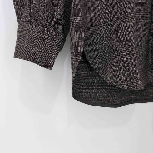 ユナイテッドアローズグリーンレーベルリラクシング UNITED ARROWS green label relaxing 22AW パウダー TR コクーンスリーブ ブラウス レディース FREE