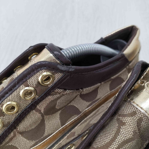 コーチ COACH シグネチャーローカットスニーカー レディース JPN:23.5