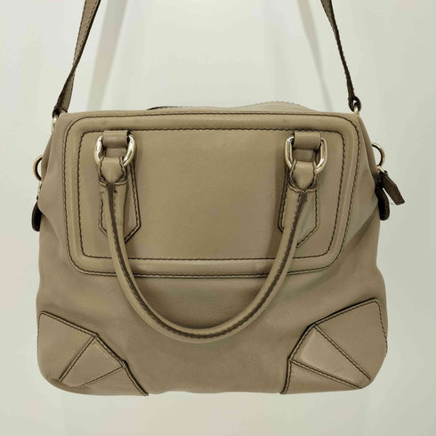 マックスマーラ MAX MARA ロゴプレート 2WAY レザーショルダーバッグ レディース