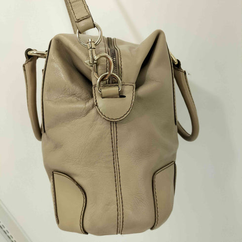 マックスマーラ MAX MARA ロゴプレート 2WAY レザーショルダーバッグ レディース