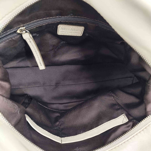 マックスマーラ MAX MARA ロゴプレート 2WAY レザーショルダーバッグ レディース