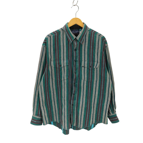 ラングラー Wrangler ストライプボタンダウンシャツ メンズ JPN:XL