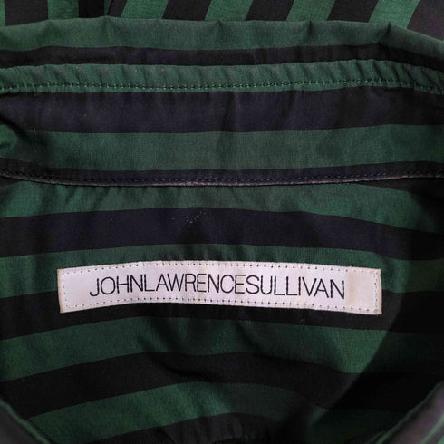 ジョンローレンスサリバン JOHN LAWRENCE SULLIVAN キュプラストライプシャツ メンズ US:36