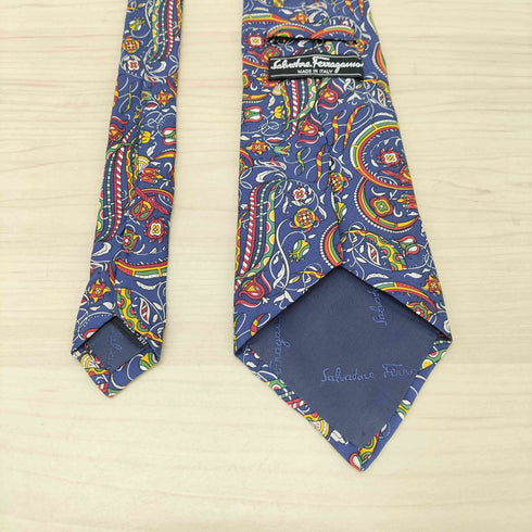 サルヴァトーレフェラガモ Salvatore Ferragamo シルク総柄ネクタイ メンズ ONE SIZE