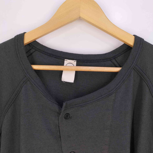 オープロジェクト O project 3/4SLEEVE HENLEY Cotton Hemp Jersey ヘンリーネックTシャツ メンズ JPN:L