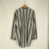 ヤンヤンヴァンエシュ JAN-JAN VAN ESSCHE COTTON LINEN CONTRAST STRIPE ストライプ ロングシャツ メンズ import:M
