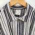 ヤンヤンヴァンエシュ JAN-JAN VAN ESSCHE COTTON LINEN CONTRAST STRIPE ストライプ ロングシャツ メンズ import:M