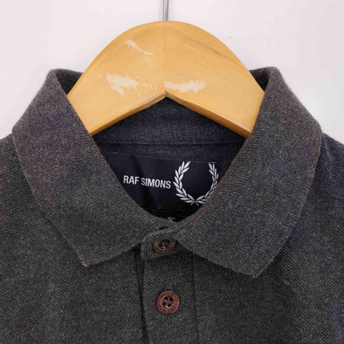 ラフシモンズ RAF SIMONS ロゴ刺繍 ポロシャツ メンズ import:XS