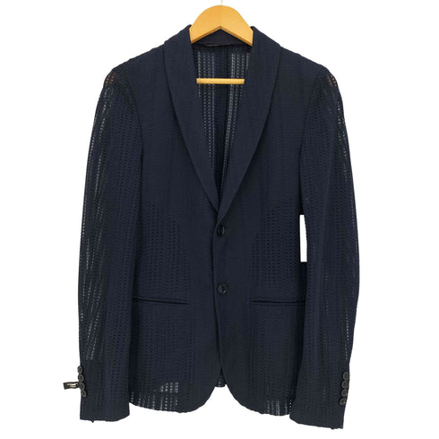 ダニエレアレッサンドリーニ DANIELE ALESSANDRINI イタリア製 シアー メッシュ サマー 2B テーラードジャケット メンズ 4QUARANTAQUATTRO / 4
