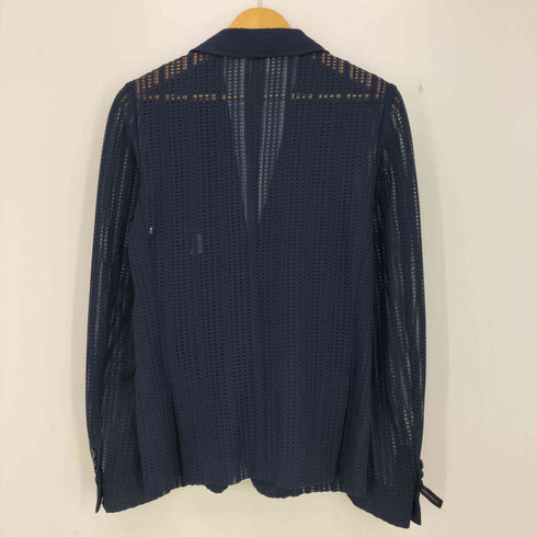 ダニエレアレッサンドリーニ DANIELE ALESSANDRINI イタリア製 シアー メッシュ サマー 2B テーラードジャケット メンズ 4QUARANTAQUATTRO / 4