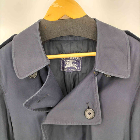 バーバリーズ BURBERRYS MADE IN ENGLAND 裏地チェック トレンチコート メンズ 48S