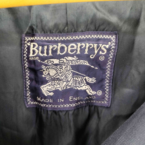 バーバリーズ BURBERRYS MADE IN ENGLAND 裏地チェック トレンチコート メンズ 48S