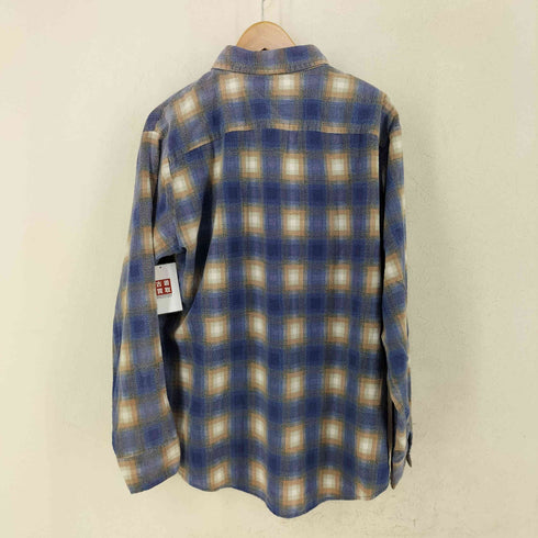 シアーズ Sears L/S プリントネルシャツ メンズ import:L