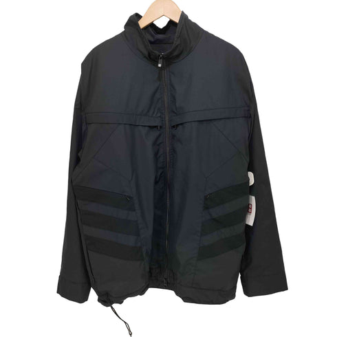 oevis 裏地メッシュ ジップアップ ナイロン ジャケット メンズ L