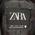 ザラ ZARA フェイクレザーダブルテーラードジャケット レディース import:S