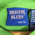 BRISTOL BLUES ヘンリーネック ストライプ S/S Tシャツ メンズ import:L