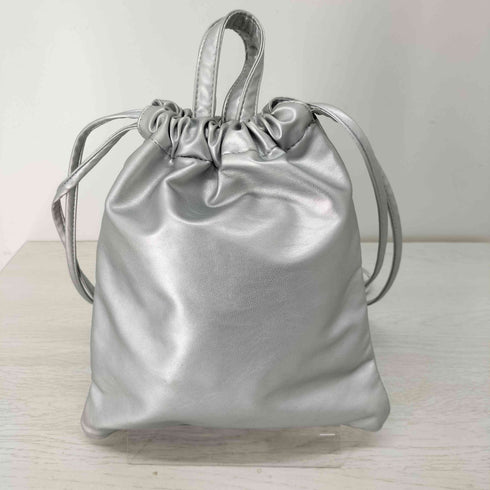 メゾンスペシャル MAISON SPECIAL Vegan Leather Shoulder Drawstring Bag レディース
