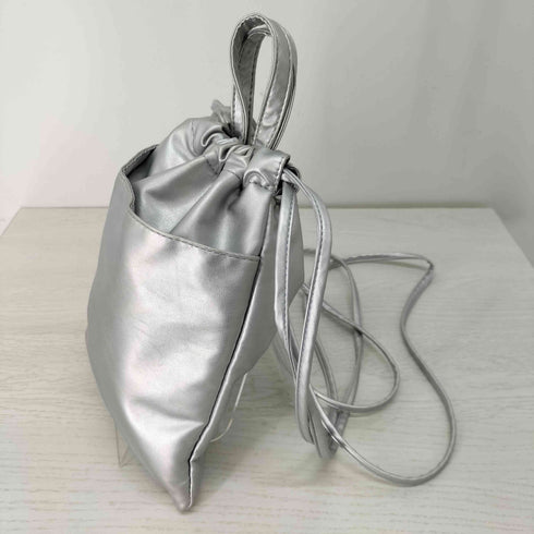メゾンスペシャル MAISON SPECIAL Vegan Leather Shoulder Drawstring Bag レディース