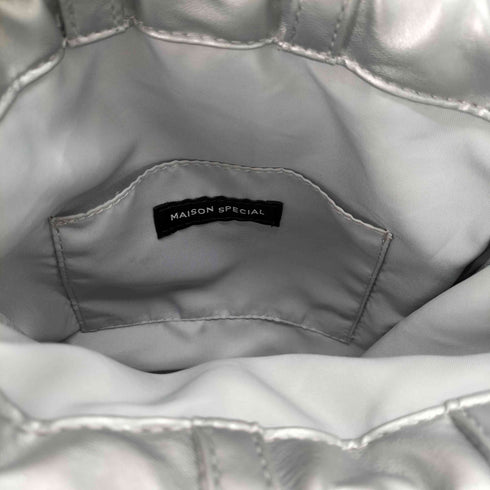 メゾンスペシャル MAISON SPECIAL Vegan Leather Shoulder Drawstring Bag レディース